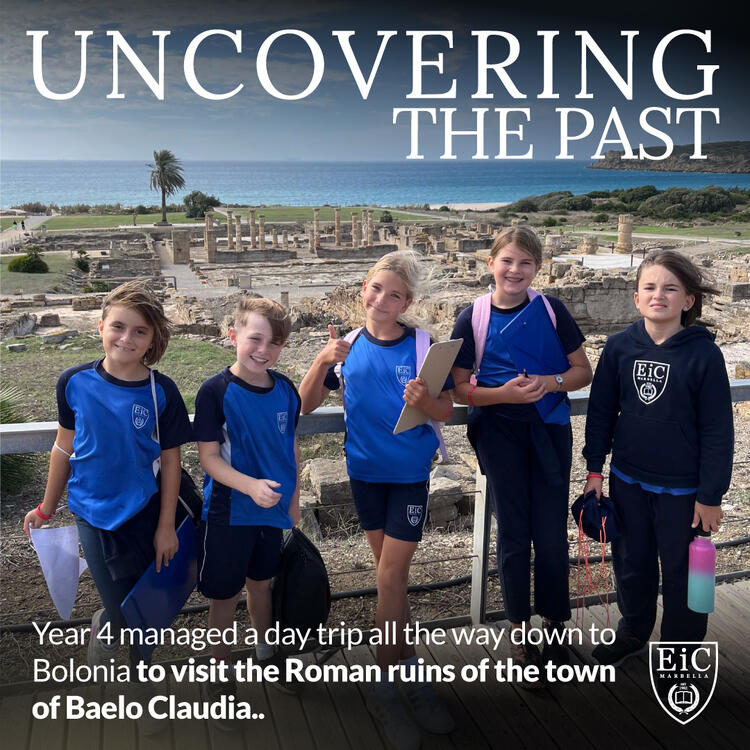 Year 4 visit the Roman ruins of the town of Baelo Claudia