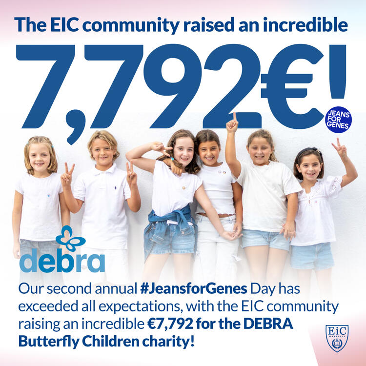 The EIC Community Raised an Incredible 7,792€ for the DEBRA Butterfly Children Charity.