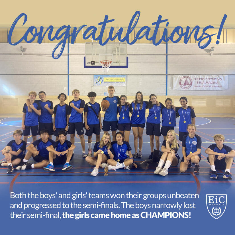 Girls Under 14 Basketball Champions!