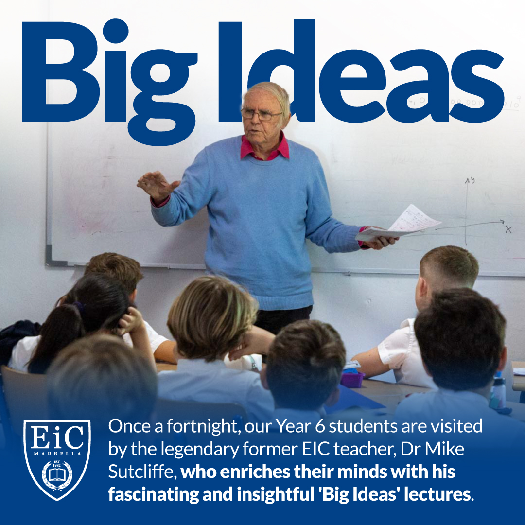 Former EIC Teacher Dr Mike Sutcliffe enriching minds with his 'Big